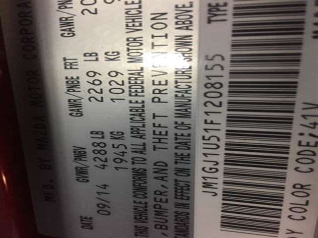 2015 Mazda Mazda6 i Sport 4dr Sedan 6A